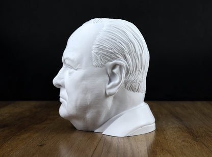 Winston Churchill Bust, British Prime Minister Sculpture, Headphone Holder Decoration
