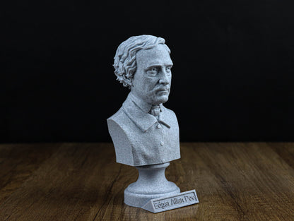 Edgar Allan Poe Bust Sculpture