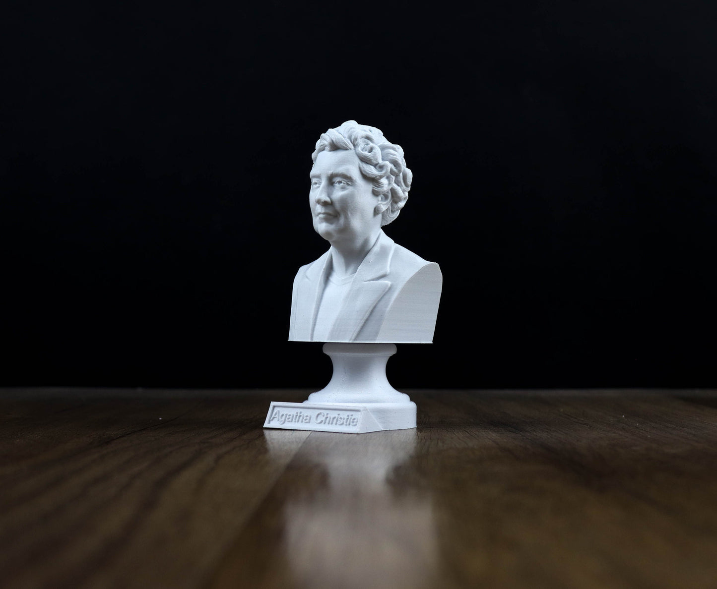 Agatha Christie Bust, English Writer Statue, Gift for Book Lover