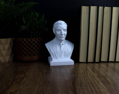 J. Robert Oppenheimer Bust, Iconic Scientist Home Decor