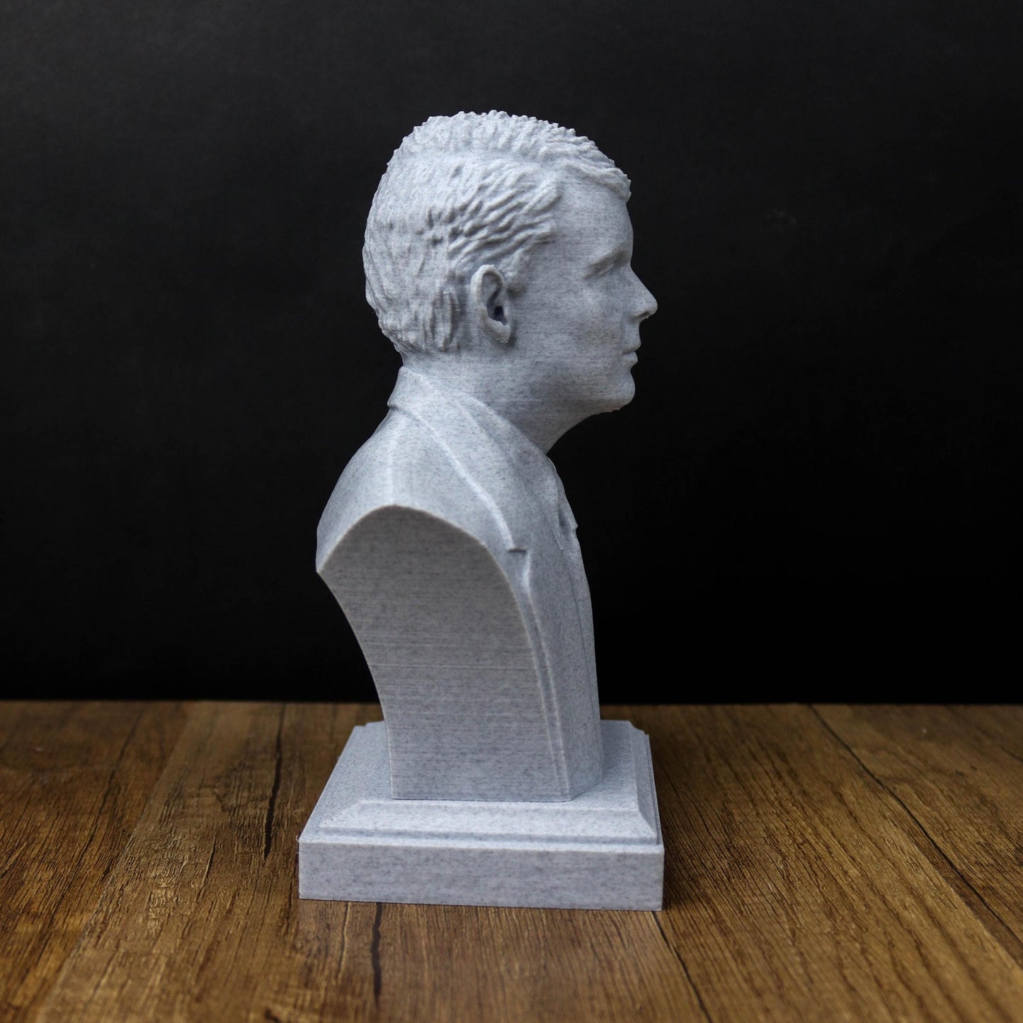 Alan Turing Bust, Enigma Codebreaker Statue, World War II Hero Sculpture
