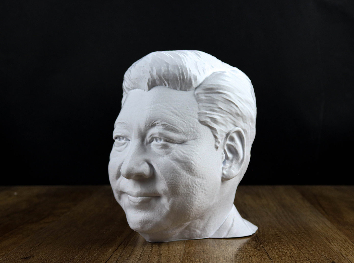 Xi Jinping Bust, China's President Sculpture, Headphone Desktop Decoration