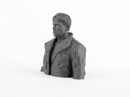 Arnold Schwarzenegger as Terminator 3d Bust Sculpture