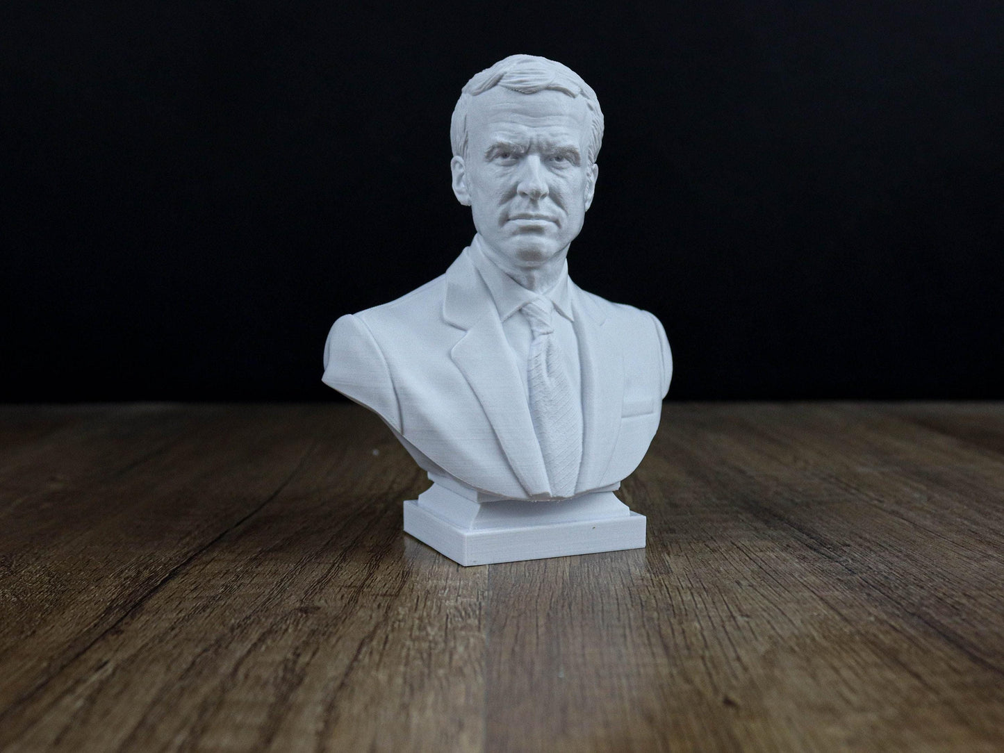 Emanuel Macron Bust, President of France 3D Sculpture