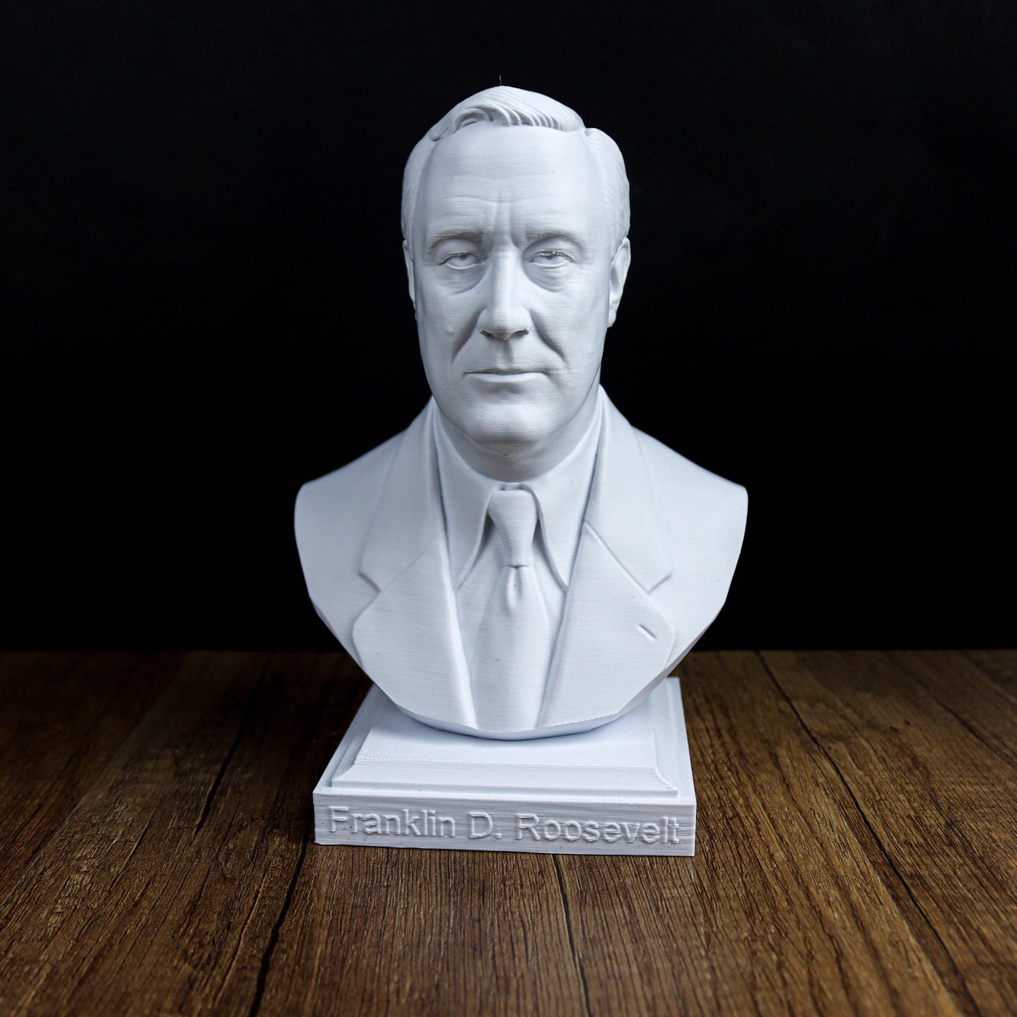 Franklin D. Roosevelt Bust, 32nd U.S. President Sculpture