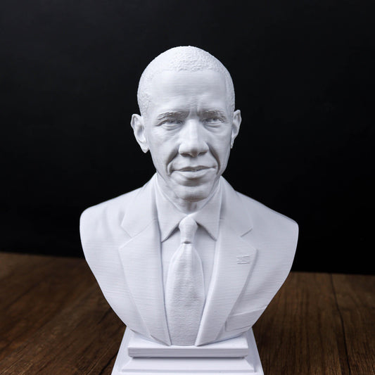 Barrack Obama Bust, 44th American President Sculpture