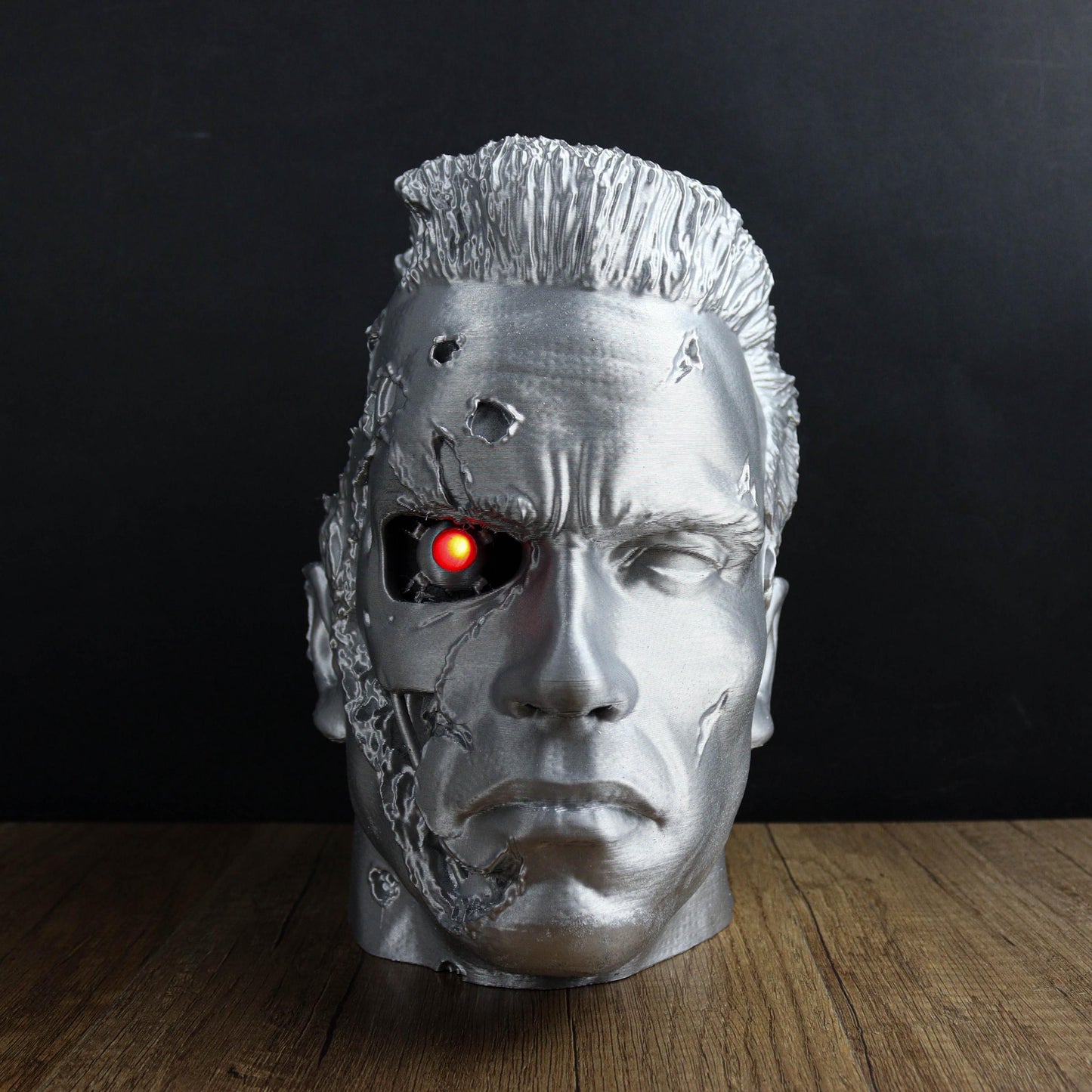 Terminator T-800 LED Bust, Arnold Schwarzenegger Headphone Holder