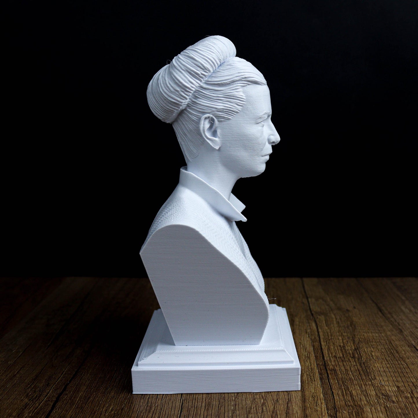 Simone de Beauvoir Bust, French Philosopher, Feminist Icon Statue for Bookshelf and Home Decor