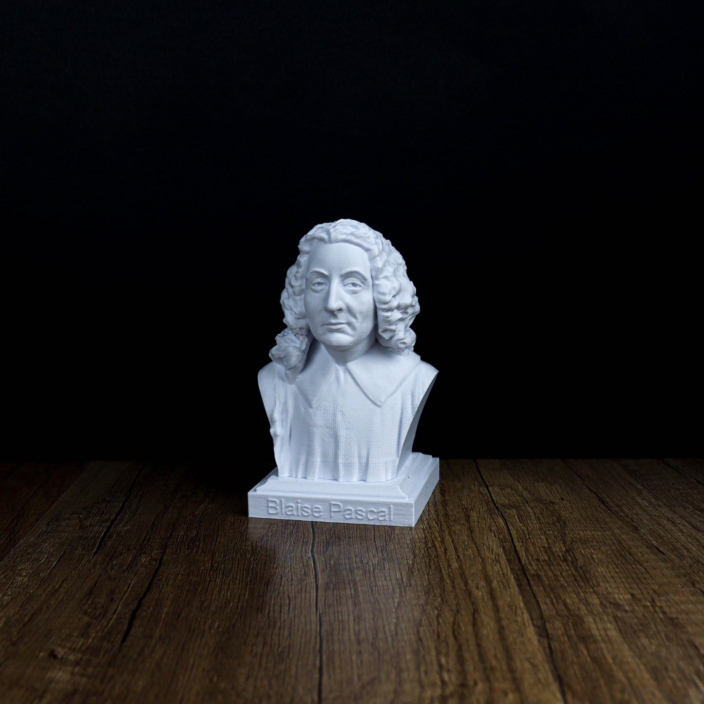 Blaise Pascal Bust,  French Mathematician and Philosopher Sculpture, Unique Gift for Mathematicians & Thinker
