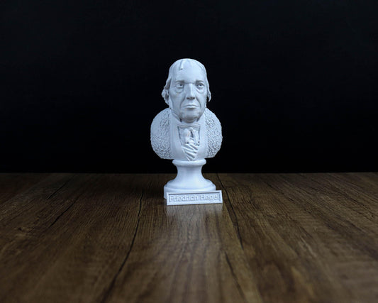 Friedrich Hegel Bust, Georg Wilhelm Friedrich Hegel Statue, German Philosopher Sculpture