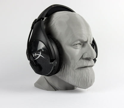 Sigmund Freud Headphone Holder, Desktop Decor Headphone stand, Gaming Accessories