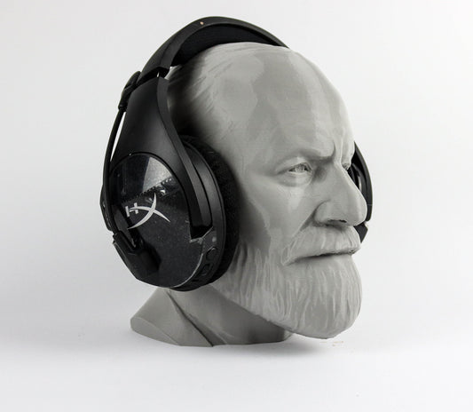 Sigmund Freud Headphone Holder, Desktop Decor Headphone stand, Gaming Accessories