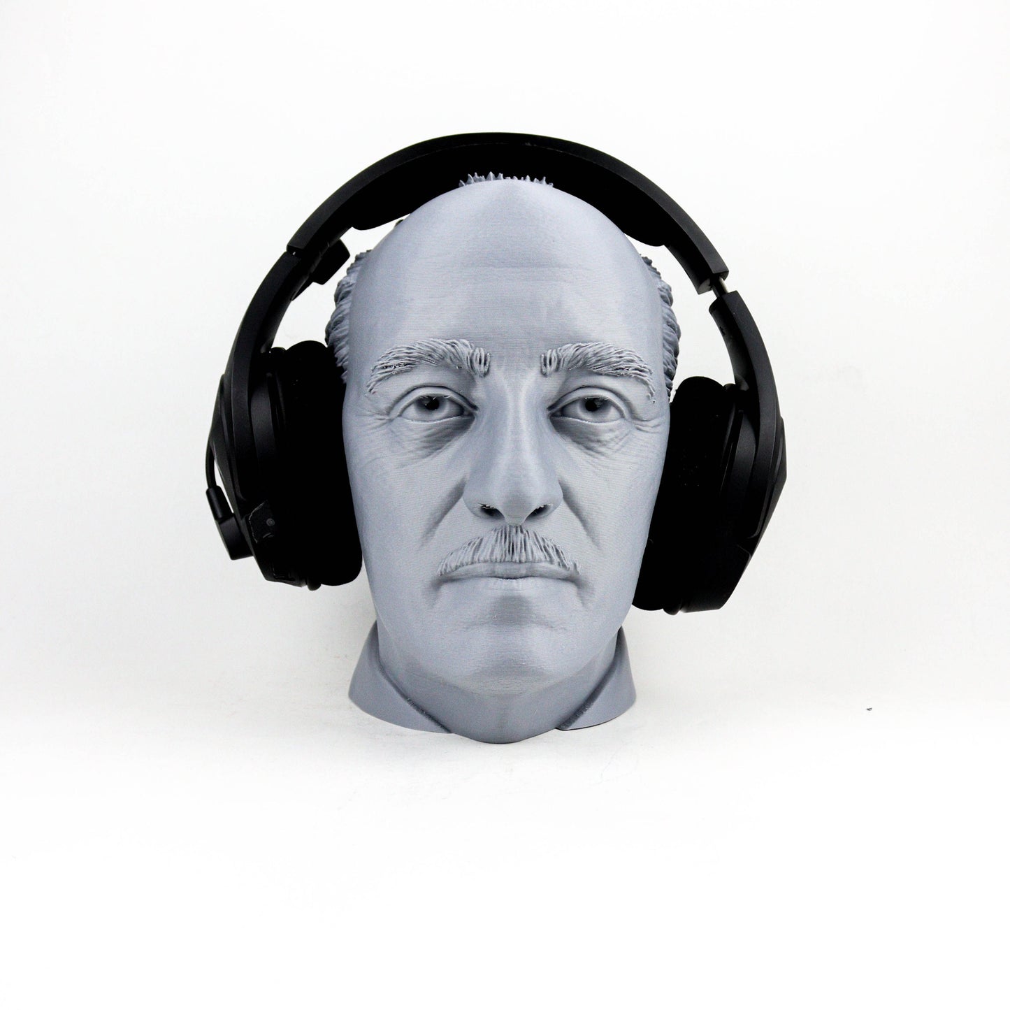 Francisco Franco Head Statue, Headphone Holder, Desktop Decor Headphone Stand Bust