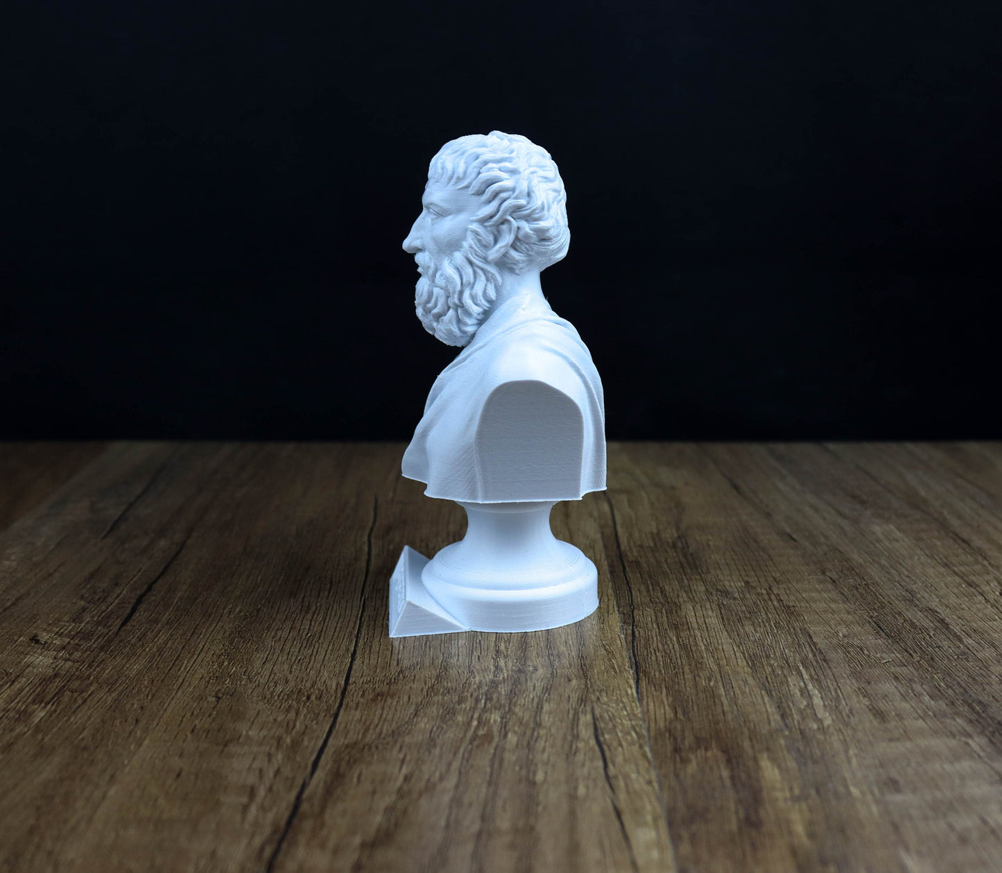 Epictetus Bust, Ancient Greek Philosopher Figurine, Stoic Philosopher Sculpture