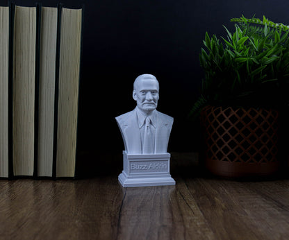 Buzz Aldrin Sculpture Bust, Apollo 11 Astronaut Decor