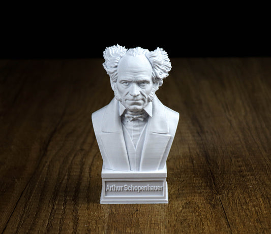Arthur Schopenhauer Bust, German philosopher Statue, Sculpture Decoration ,Decor