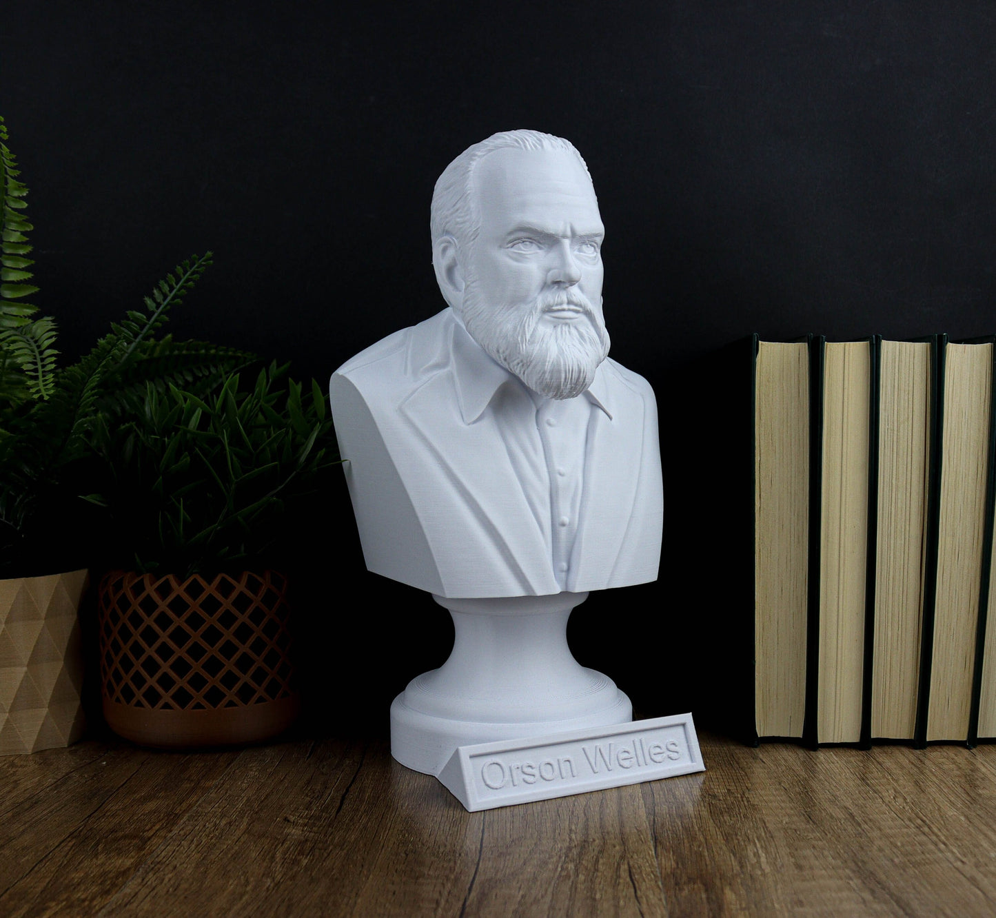 Orson Welles Bust, Classic Cinema Home Decor Sculpture