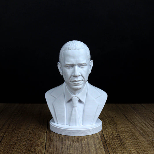 Barrack Obama Bust, 44th American President Sculpture