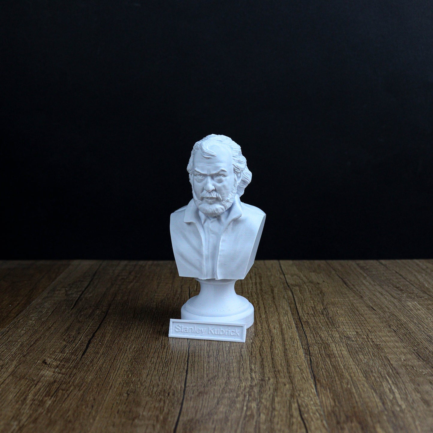 Stanley Kubrick Bust, Cinematic Legend 3D Printed Statue