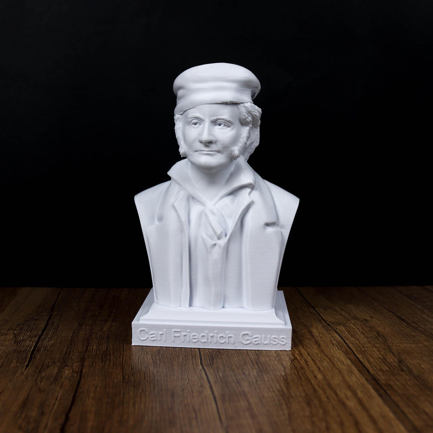 Carl Friedrich Gauss Bust, Mathematician Statue for Bookshelf and Office Decor
