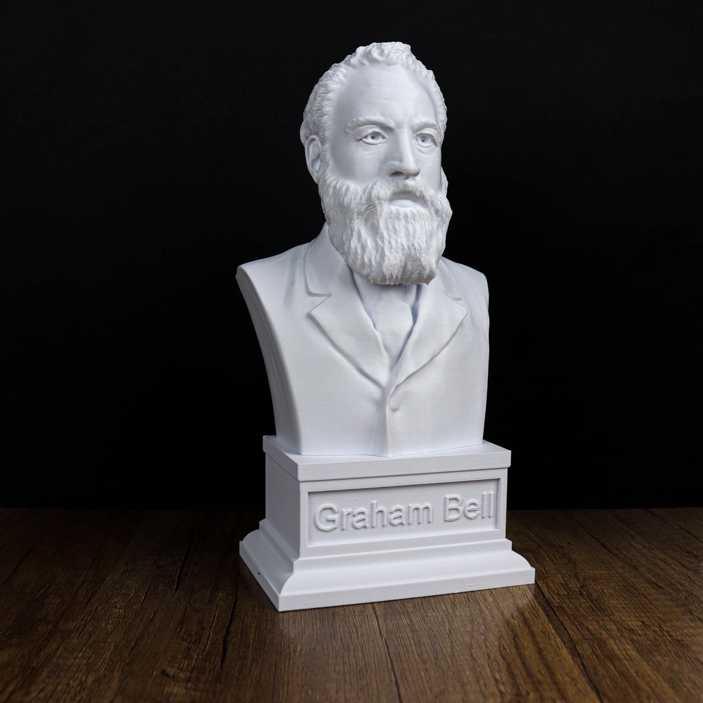 Alexander Graham Bell Bust, 3d Printed Statue, Sculpture Decoration ,Decor