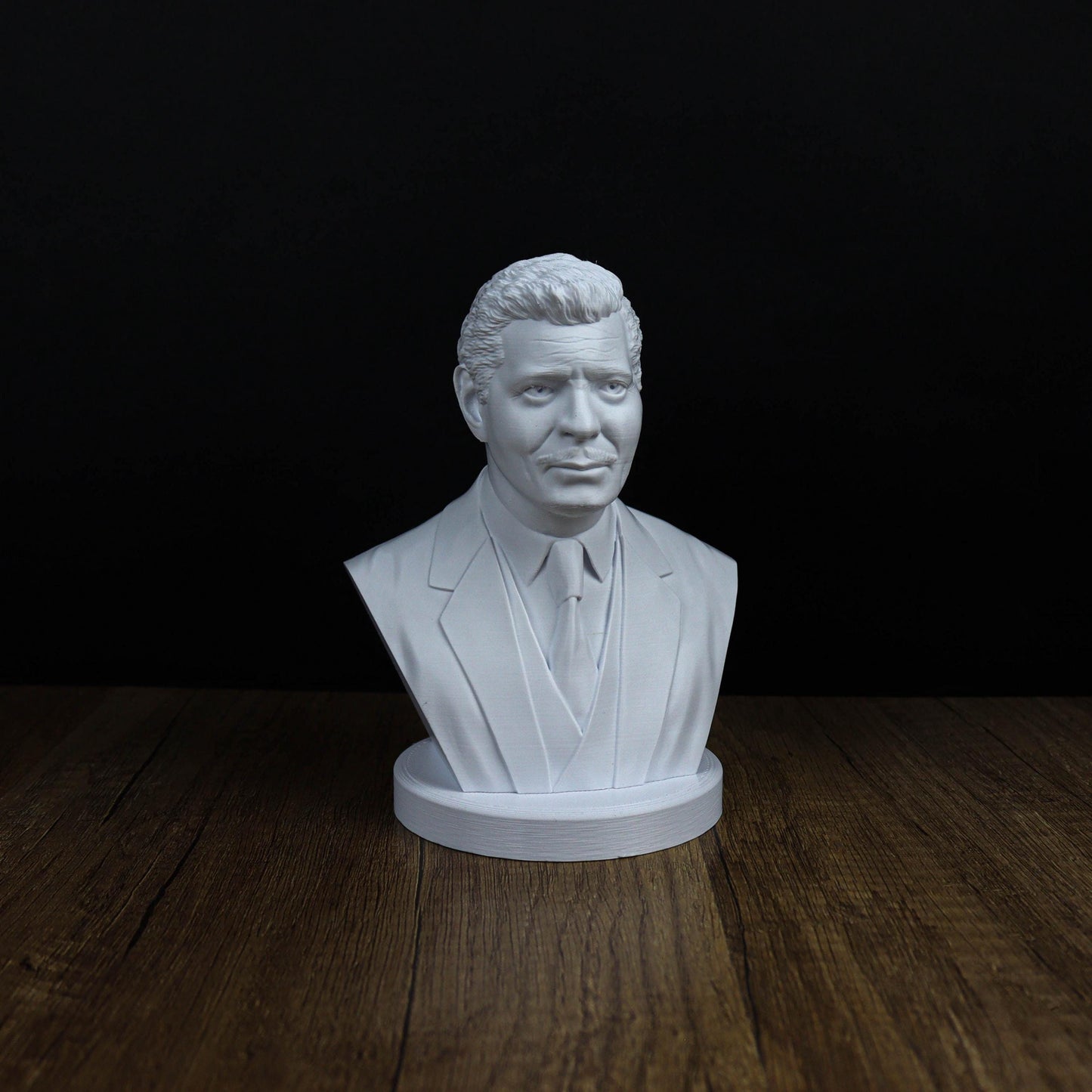 Clark Gable Bust, Classic Hollywood Icon Home Decor