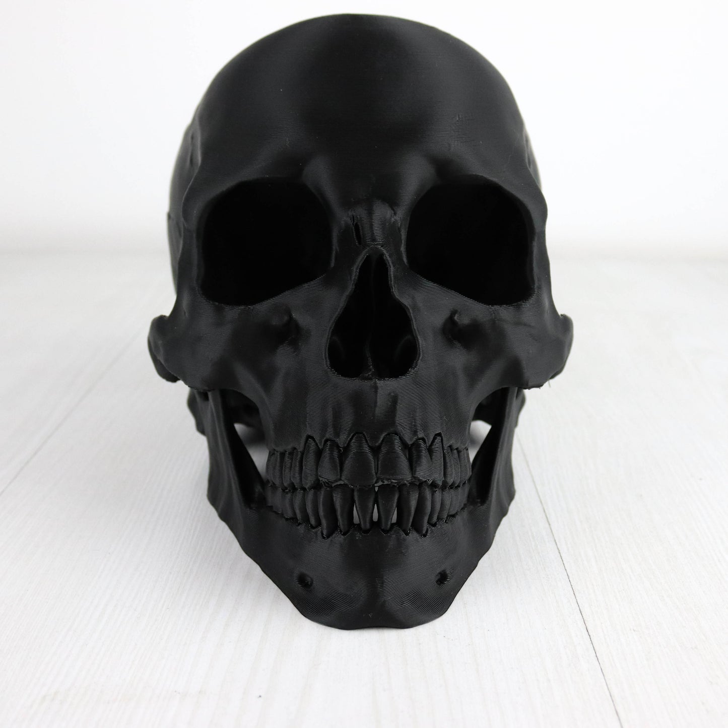 Human Skull Headphone Holder, Skull Horror Decor Headphone stand