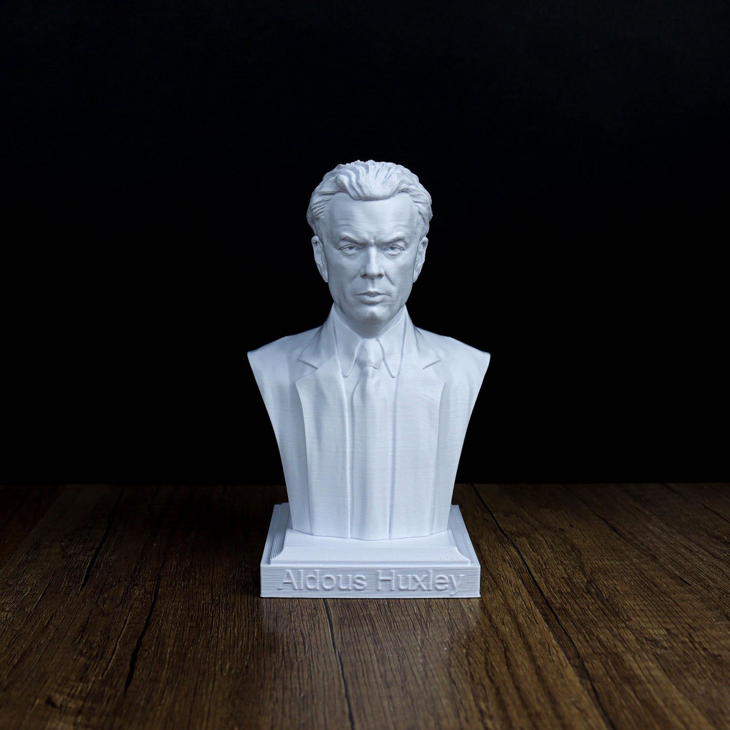 Aldous Huxley Bust, English Writer and Philosophe Statue, Brave New World Author Sculpture