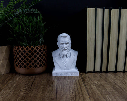 Bram Stoker Bust: 3D Printed Dracula Author Sculpture