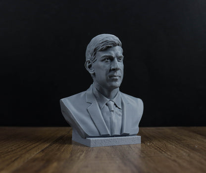 Rishi Sunak Bust Sculpture, Prime Minister of the United Kingdom Statue