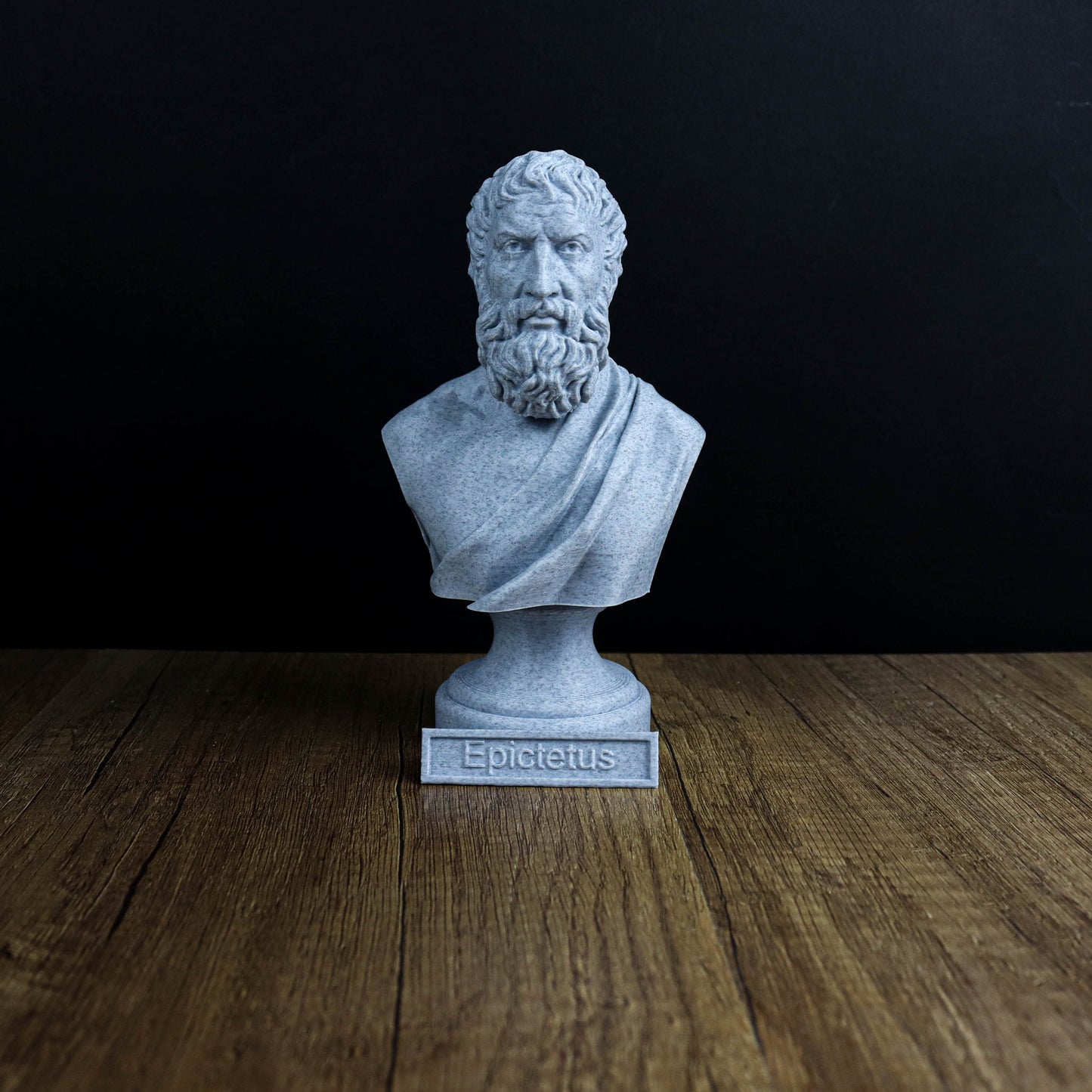 Epictetus Bust, Ancient Greek Philosopher Figurine, Stoic Philosopher Sculpture