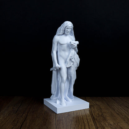 Cato the Younger 3D Printed Bust, Roman Statesman Sculpture