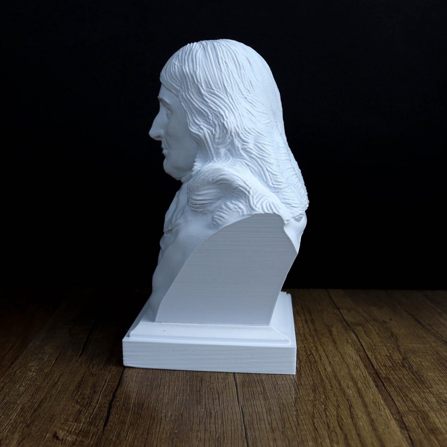 John Milton Bust, Paradise Lost Author Sculpture, Classic Literature, Gift for Poetry Lovers