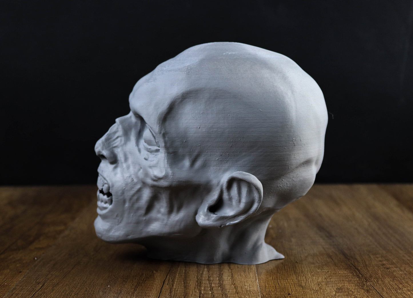 Zombie Headphone Holder, Horror Headset Stand, Horror Prop, Bust, Halloween Decor