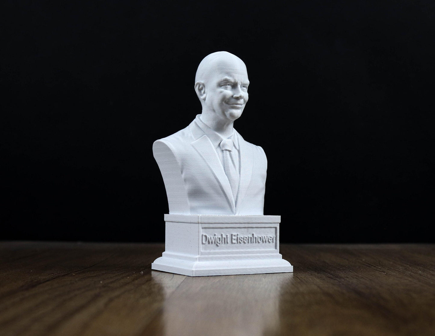 Dwight D. Eisenhower Bust, 34th US President Sculpture
