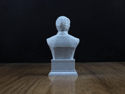 Thomas Edison Bust, American inventor Statue, Sculpture Decoration ,Home Decor