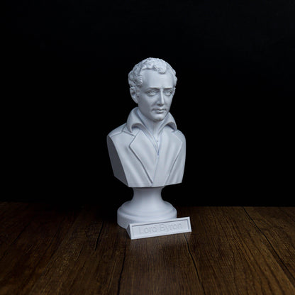 George Gordon Byron Bust, Lord Byron Staute,  British Poet