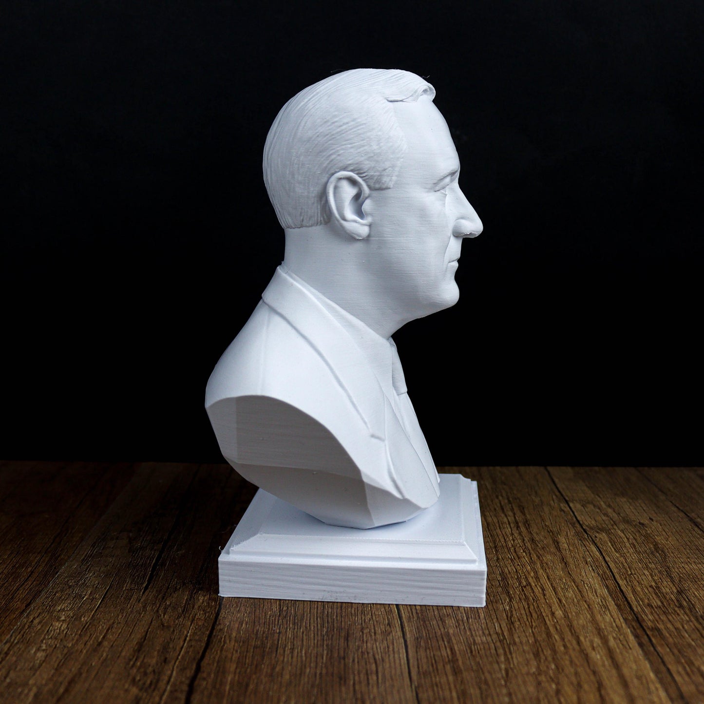 Franklin D. Roosevelt Bust, 32nd U.S. President Sculpture