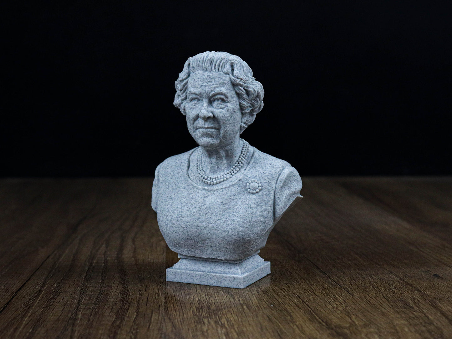 Queen Elizabeth II & Prince Phillip Duke of Edinburgh 3d Bust