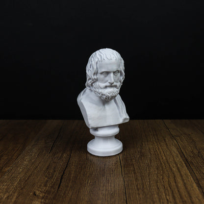Euripides Statue Bust, Greek Tragedian of Classical Athens Sculpture