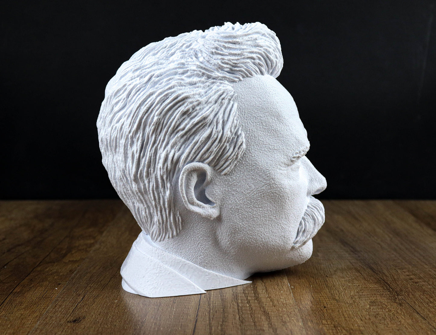 Friedrich Nietzsche Bust, German Philosopher Headphone Holder, Desktop Decoration