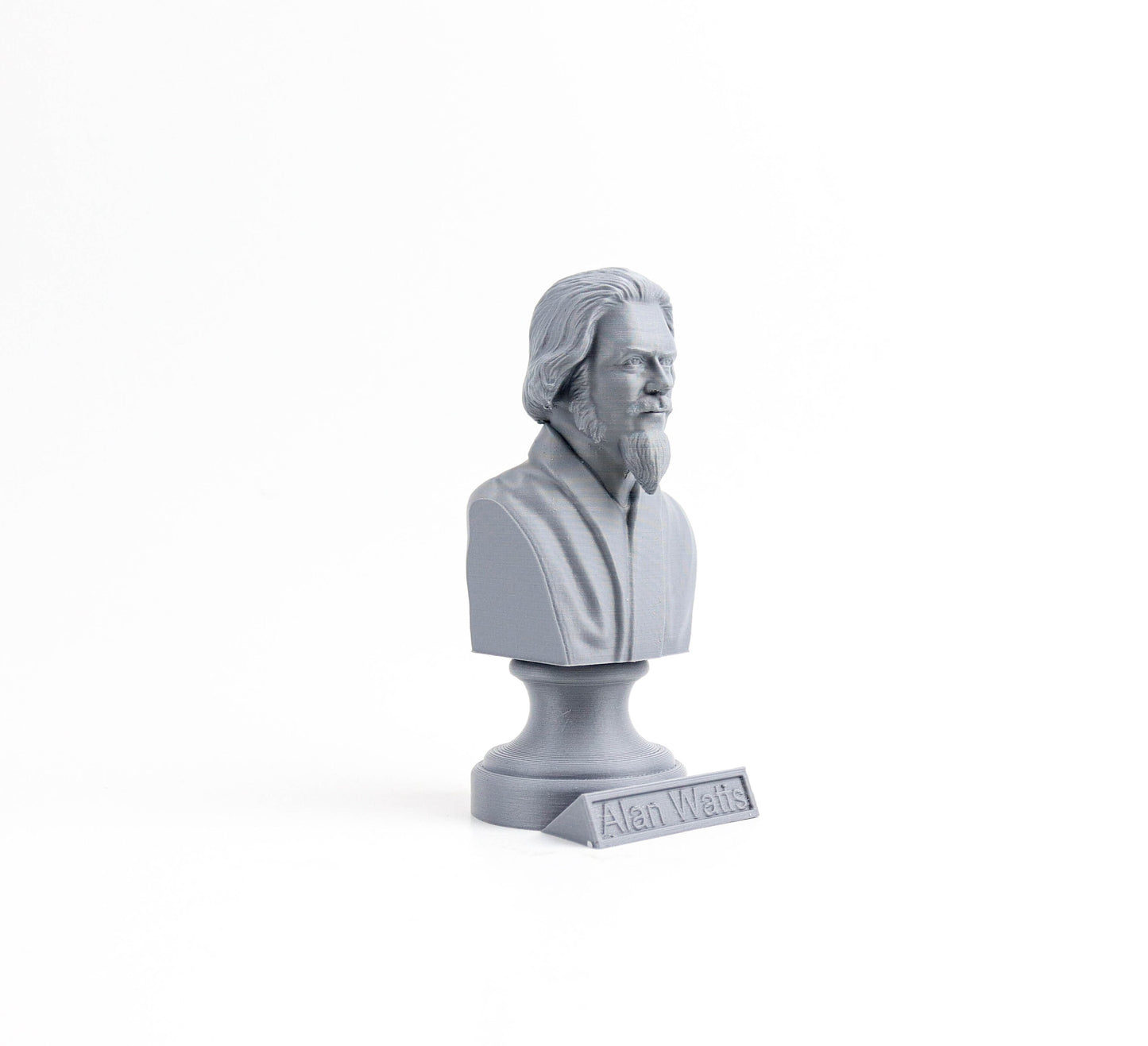 Alan Watts Bust, English Writer Statue, Sculpture Decoration