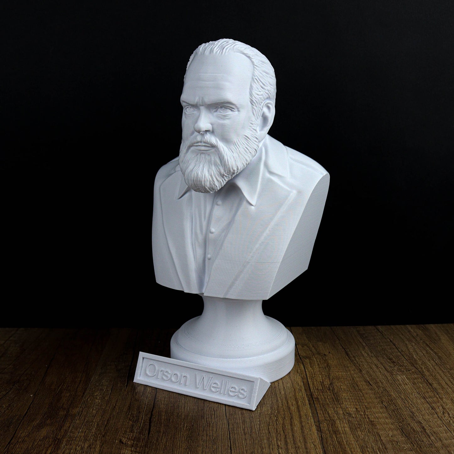 Orson Welles Bust, Classic Cinema Home Decor Sculpture
