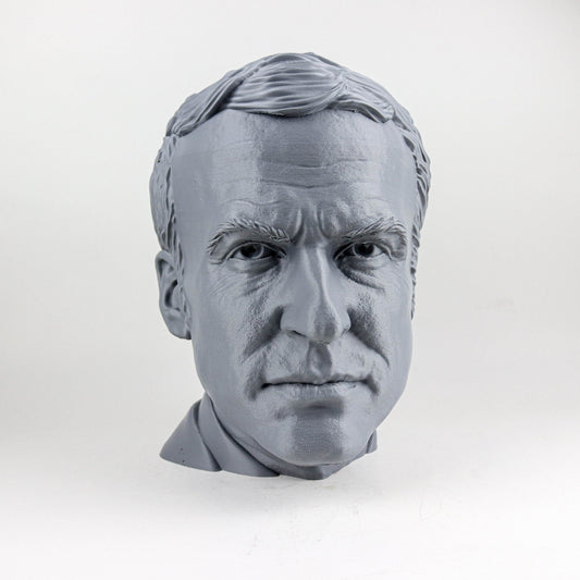 Emanuel Macron Head Bust