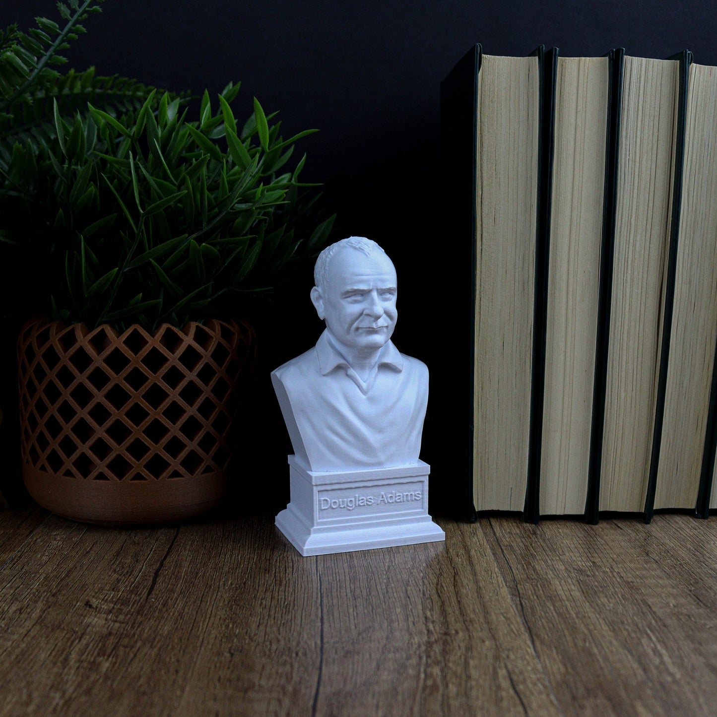 Douglas Adams Bust, Galactic Explorer Statue