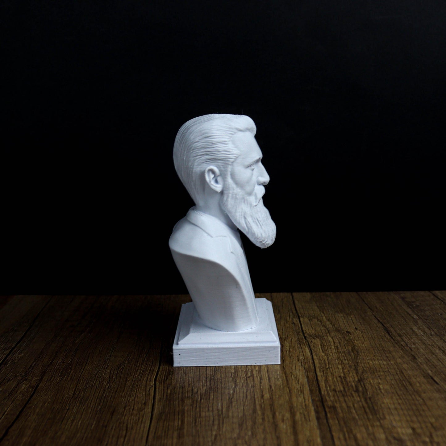 Theodor Herzl Bust, Visionary of Modern Zionism, Historical Home Decor