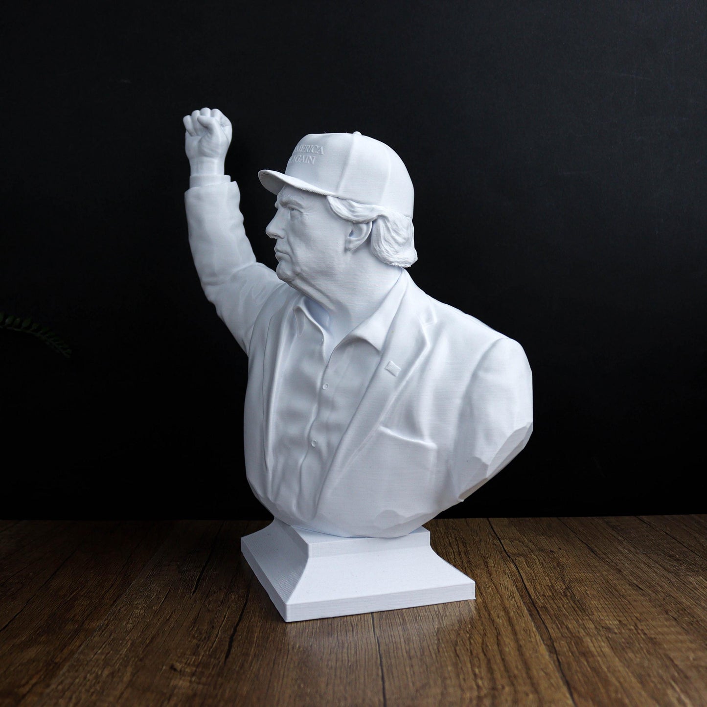 Donald Trump Bust, 45th American President Sculpture, Trump Fight Statue