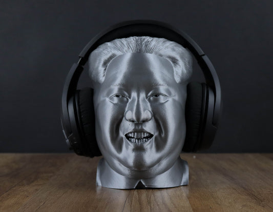 Kim Jong-un Headphone Holder, Desktop Decor Headphone 3d Bust Gift