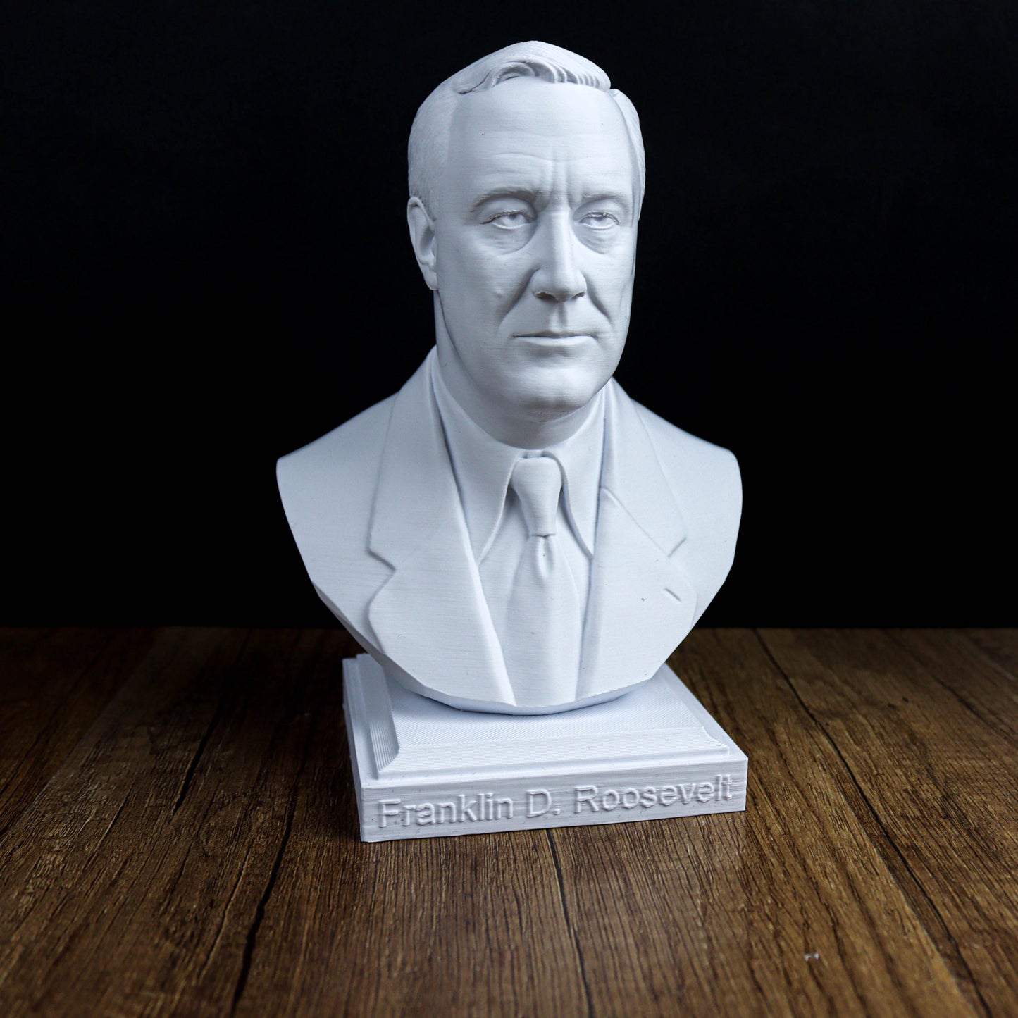Franklin D. Roosevelt Bust, 32nd U.S. President Sculpture