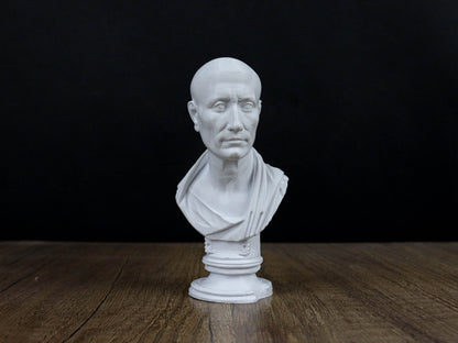 Green Caesar 3d Bust Sculpture